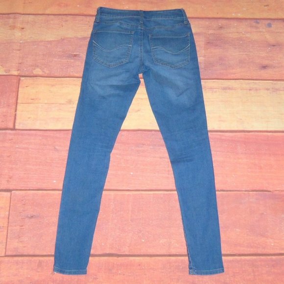 SO Blue Jeggings Jeans - Juniors Size 5 (27x29) - Picture 5 of 8
